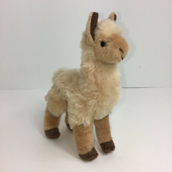 Douglas Plush Golden Llama Jasper 1525 Stuffed Animal 2017 Tan Brown 8" Cuddle - Picture 11 of 12